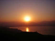 One of the best pictures I took this past summer Sunrise over Eilat Israel 