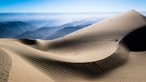 One of the highest sand dunes in the world yes you can sandboard down it Cerro Blanco Peru  masl 