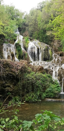 One of the Krushuna Waterfalls in Bulgaria