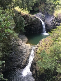 One of the many waterfalls in Haleakala National Park Maui 