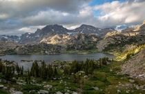 One of the most remote places in the country The Wind River Range Wyoming  OC