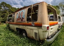 One of the  RVs used in Anchorman  that now sit abandoned in a field outside of Atlanta ocx