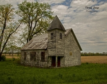 One-room schoolhouse in eastern Indiana x 