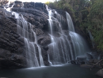 One Second Waterfall Horton Plains Sri Lanka 