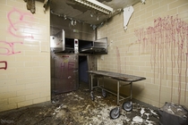 One Year Ago Today Inside the Morgue of the Abandoned St Josephs Hospital in Parry Sound  ON 