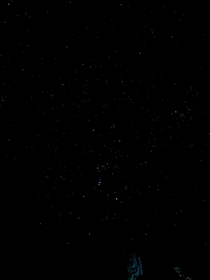 Orion constellation  second exposure with my mobile phone