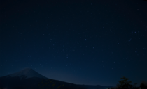 Orion Constellation Sirius amp friends seen from a town near Mt Fuji