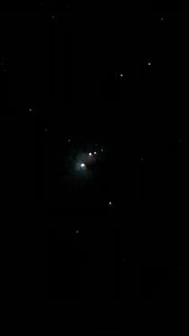 Orion Nebula taken with a phone