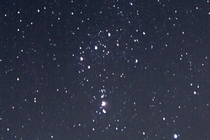 Orions Belt and the Orion Nebula Im very amateur go easy on me 