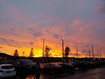 Out front of work last night No filter
