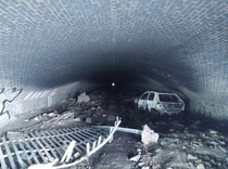 Out of use tunnel near Heathrow London 