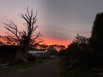 Overcast Sunset - New Zealand