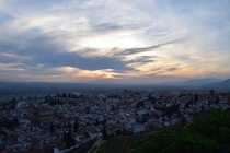 Overlooking Granada Spain 