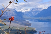 Overlooking Lake McDonald in Glacier National Park 