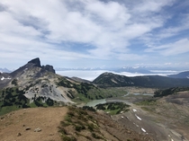 Overlooking the Black Tusk Garibaldi Provincial Park BC 