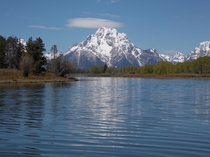 Oxbow Bend of the Snake River with Mt Moran in the background Grand Teton National Park 