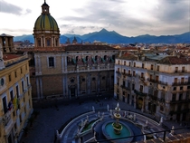 Palermo - Piazza Pretoria seen from the roof of Chiesa di Santa Caterina dAlessandria 