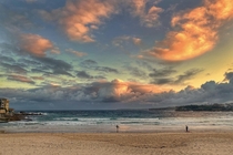 Pandemic sunset Bondi Beach 