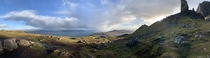 Panorama from Old Man of Storr Skye 