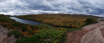 Panorama I took of Lake of the Clouds in Michigans UP 