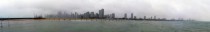 Panorama taken from Chicagos North Avenue Beach 