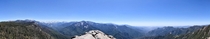 Panoramic from the top of Moro Rock Sequoia 