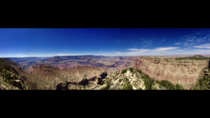 Panoramic view overlooking the Colorado river Grand Canyon South Rim Grand Canyon National Park Arizona USA 