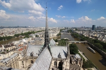 Paris From The Top Of Notre Dame 