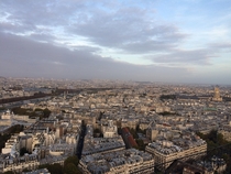 Paris seen from the Eiffel Tower