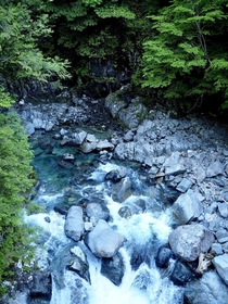 Part of Fudo Falls Gifu Japan 
