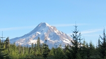 Passing by Mount Hood OR on a sunny morning OC 