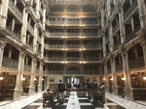 Peabody Library in Baltimore MD 