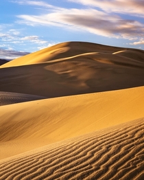 Peaceful Dunes- Death Valley National Park California 