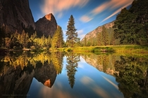 Perfect reflection in a small lake at Yosemite National Park Photo by Patrick Marson Ong