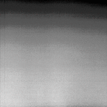 Perseverance Heat Shield Impacting Martian Surface as Seen by Lander Vision System Camera