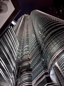 Petronas Towers at night  Kuala Lumpur Malaysia