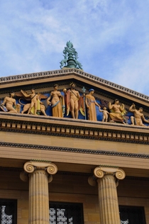 Philadelphia Museum of Art Frieze east pediment 