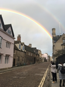 Photo by me double rainbow over Oxford