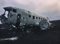 Picture I took of the abandoned plane in Iceland