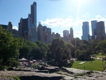 Picture I took with my phone in central park NY   