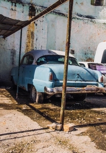 Picture made in Havana near one the abandoned parking spots Sweet memories