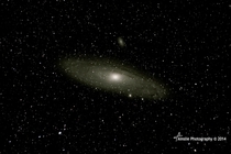 Picture of M The Andromeda Galaxy taken last night - by Scott Ainslie Hubert 