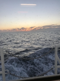Picture was taken from the Coast Guard Cutter Robert Ward off the coast of California
