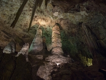 Pillars of Carlsbad Caverns 