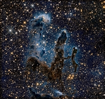 Pillars of Creation in Infrared - The things we cant see