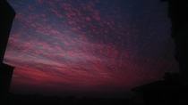 Pink Clouds in BergamazmirTurkey 
