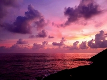 Pink sunsets -  x  OC Kumta Karnataka