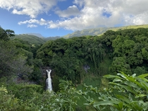Pipiwai Trail in East Maui Hawaii USA 