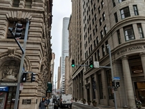 Pittsburgh Pennsylvania looking down Fourth Avenue from Wood Street