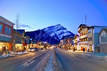 Places with frigid temperature Banff Park Canada OC